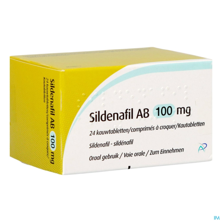 Sildenafil 100mg Ab Kauwtabl 24x100mg