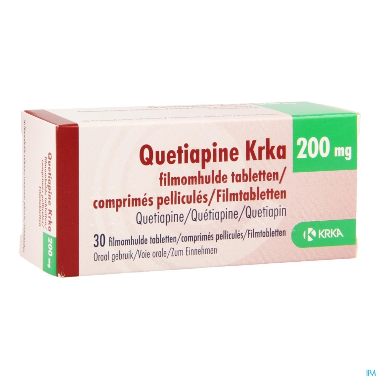 Quetiapine Krka 200mg Filmomh Tabl 30