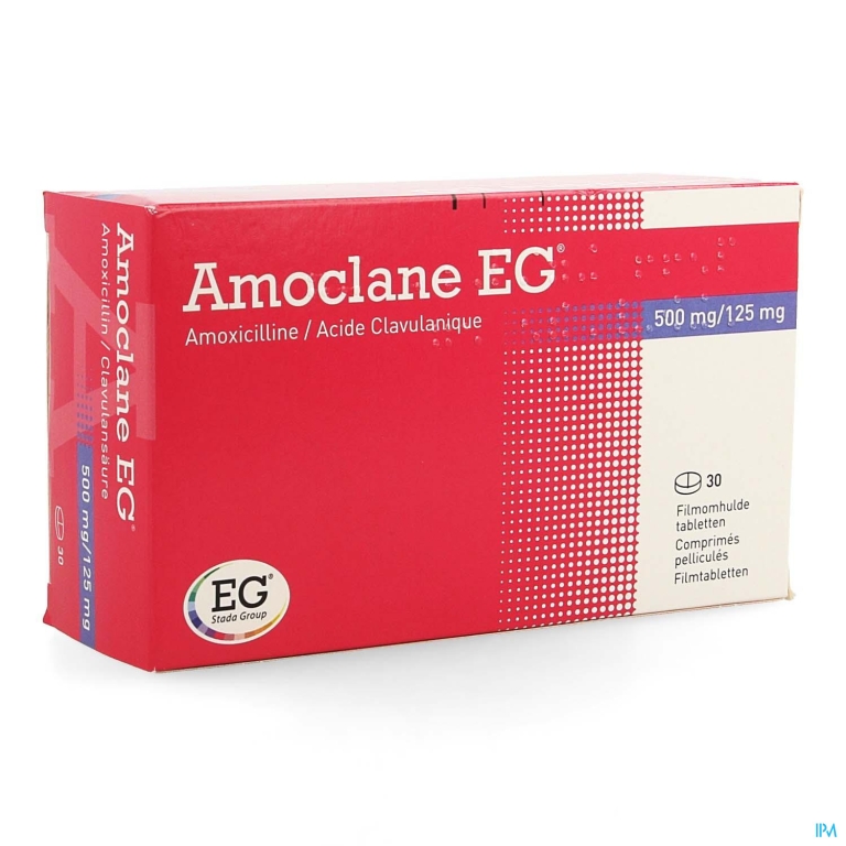 Amoclane EG 500Mg/125Mg Filmomh Tabl 30