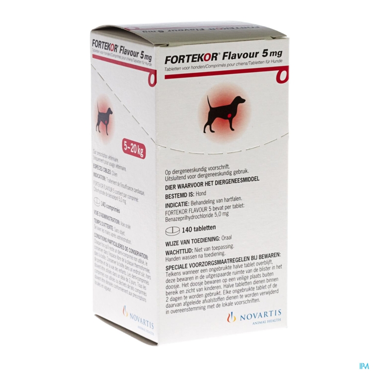 Fortekor Flavour 5mg Hond Tabl 10x14x 5,0mg