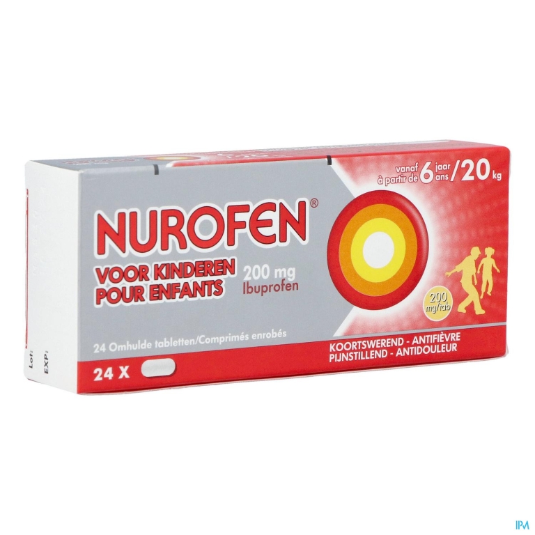 Nurofen Kind 200mg Filmomh Tabl 24 Verv.2475739