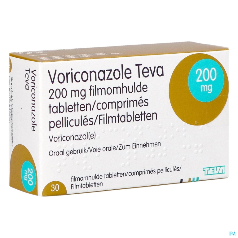 Voriconazole Teva 200mg Filmomh Tabl 30 X 200mg