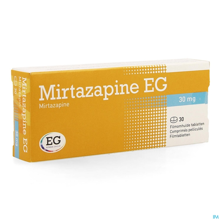 Mirtazapine EG 30Mg Tabl Pell 30X30Mg