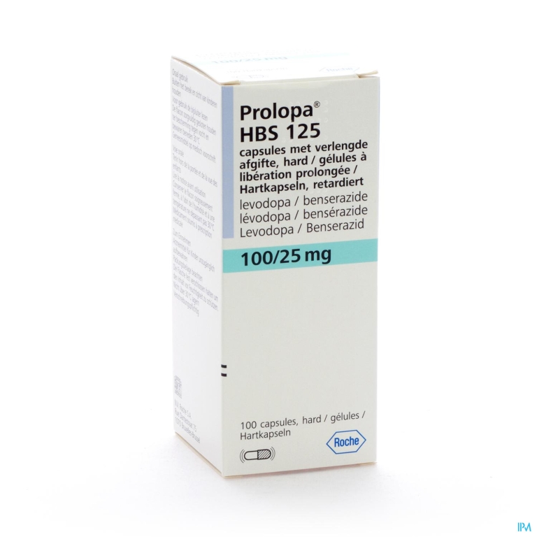 Prolopa Hbs 100mg/25mg Verl.afgifte Caps 100