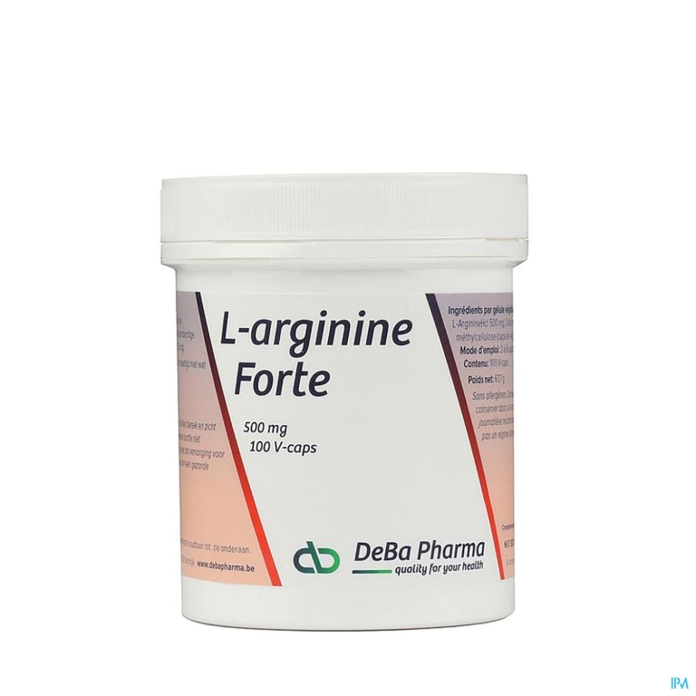 l-arginine Caps 100x500mg Deba