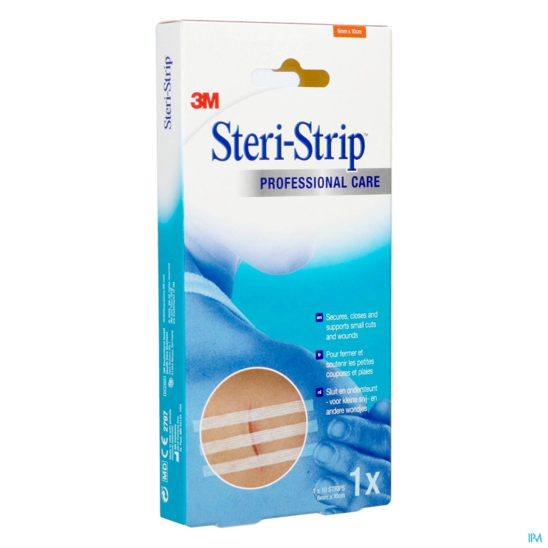 Steri-strip 3m Steril 6,0mmx100mm 1×10 1546p-1