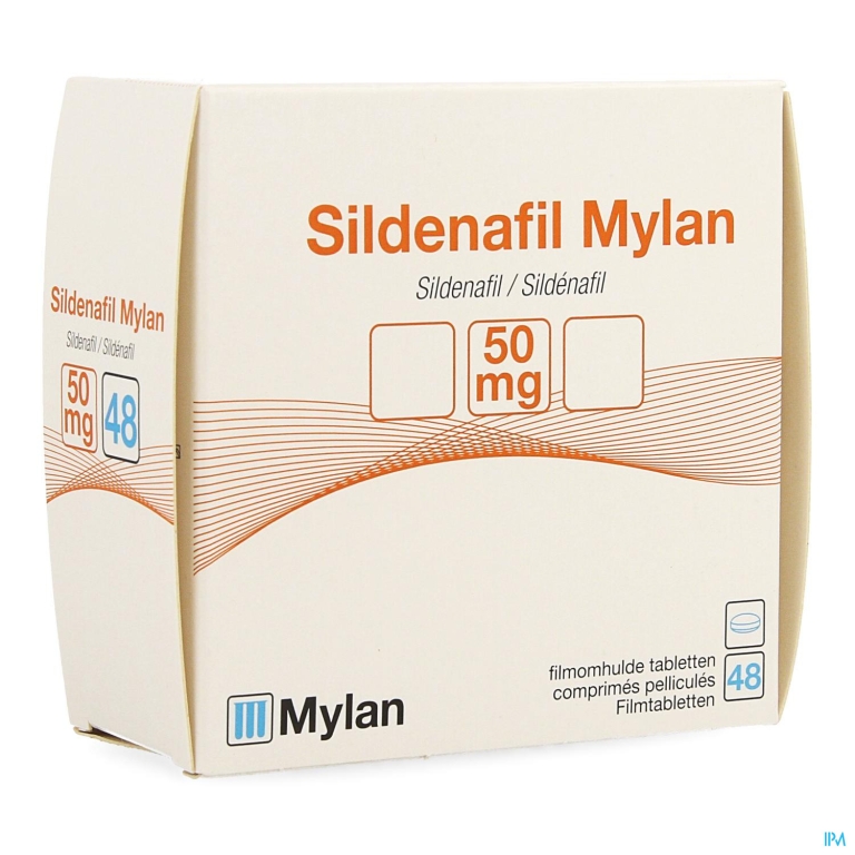 Sildenafil Mylan 50mg Filmomh Tabl 48 X 50mg