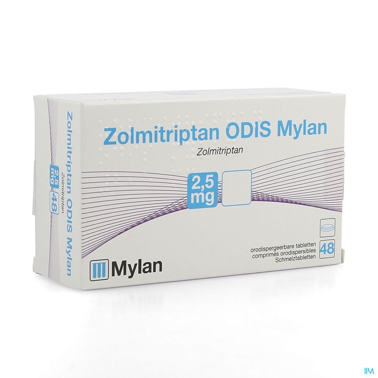 Zolmitriptan Odis Mylan 2,5mg Orodisp.tabl 48