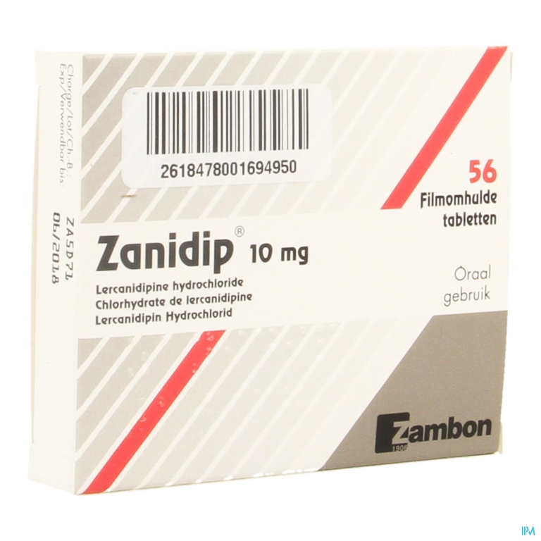 Zanidip 10mg Tabl 56x10mg Pip