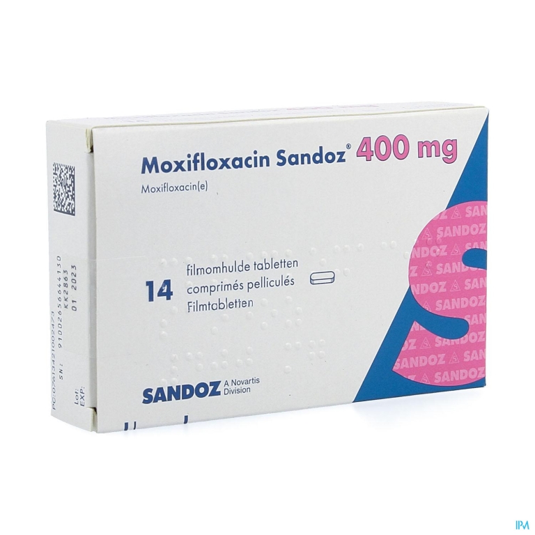 Moxifloxacin Sandoz 400mg Filmomh Tabl 14