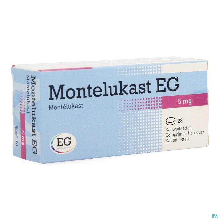 Montelukast EG Kauwtabletten 28 X 5 Mg