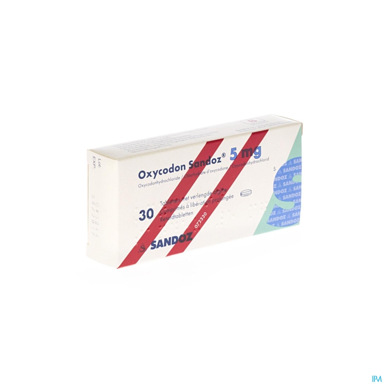 Oxycodon 5mg Sandoz Verlengde Afgifte 30