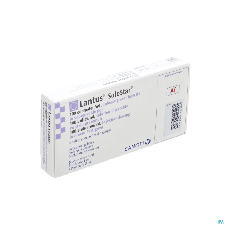 Lantus 100 U/ml Pre Rempl Solostar 5x3ml