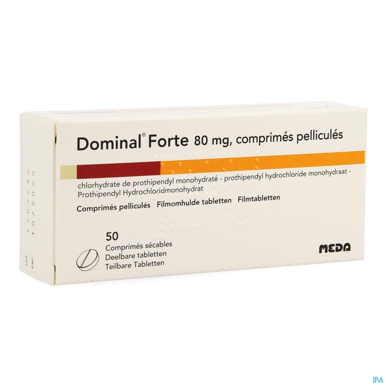 Dominal Forte Deelbare Tabl 50x80mg