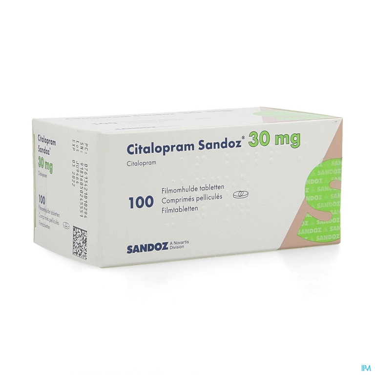 Citalopram Sandoz Comp 100 X 30mg