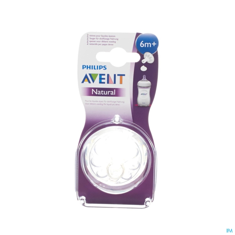 Philips Avent Natural Zuigspeen Dikke Voeding 2