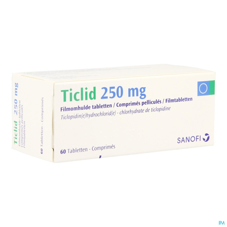 Ticlid Drag 60 X 250mg