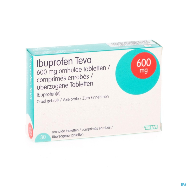 Ibuprofen Teva Comp 30 X 600mg