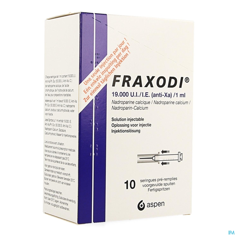 Fraxodi Amp Ser 10×1,0ml – 19.000 Ui/ie