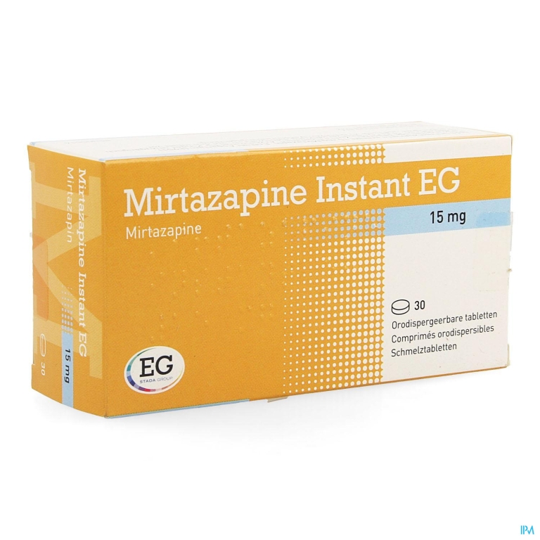 Mirtazapine EG Instant 15 Mg Orodisp Tabl  30