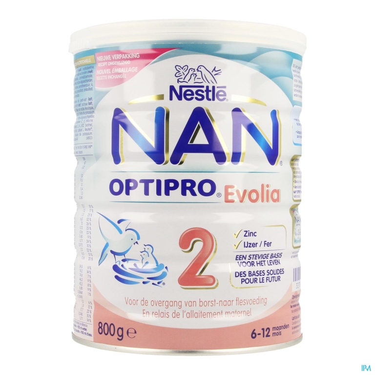 Nan Optipro Evolia 2 Melkpoeder 800g