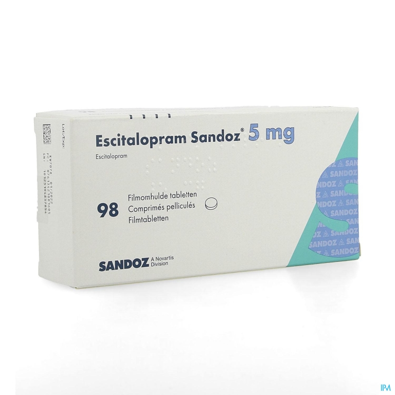 Escitalopram Sandoz 5mg Filmomh Tabl 98