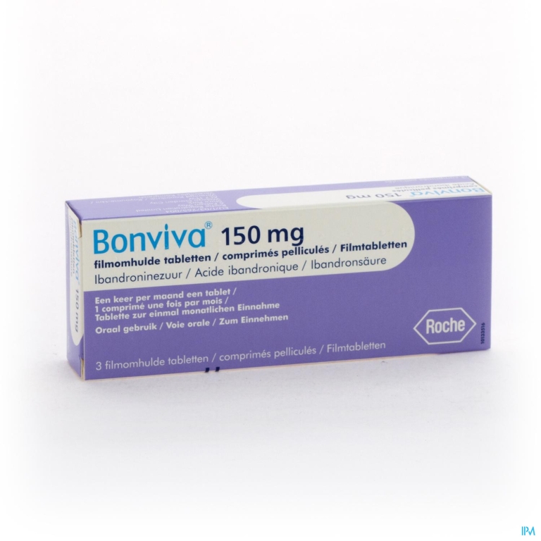 Bonviva 150mg Comp Pel 3 X 150mg