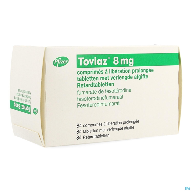 Toviaz 8mg Comp Verlengde Afgifte 84 X 8mg