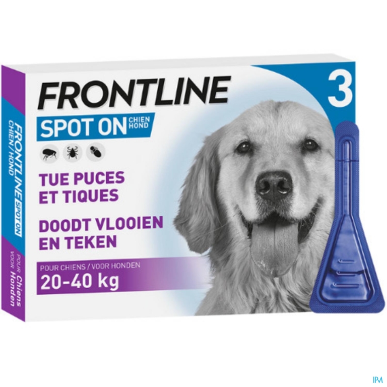 Frontline Spot On Hond 20-40kg Pipet 3×2,68ml