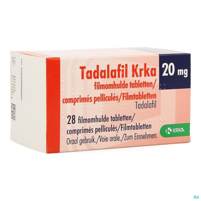 Tadalafil Krka Filmomh Tabl 28 X 20mg