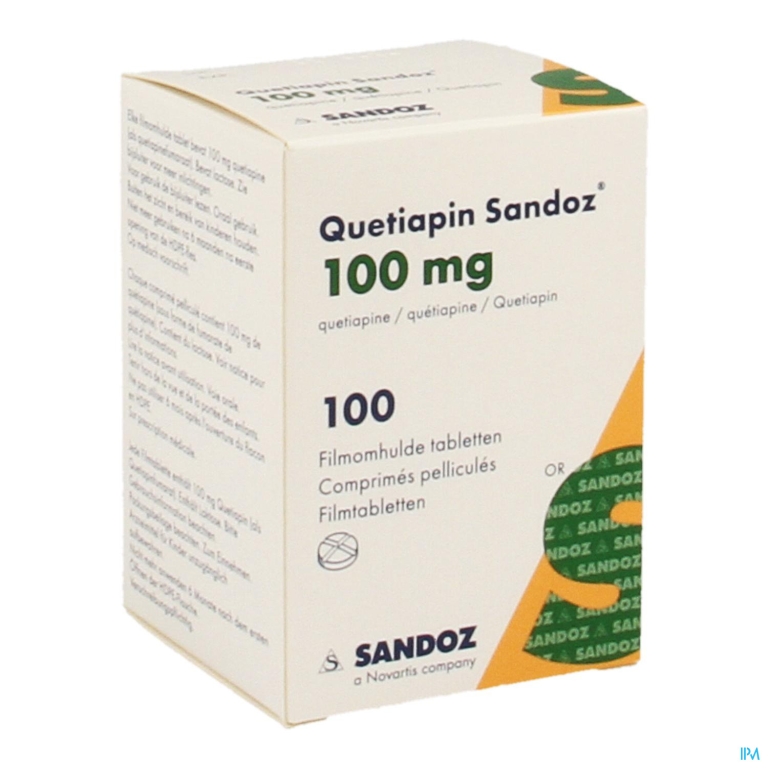 Quetiapin Sandoz Pot Filmomh Tabl 100 X 100mg