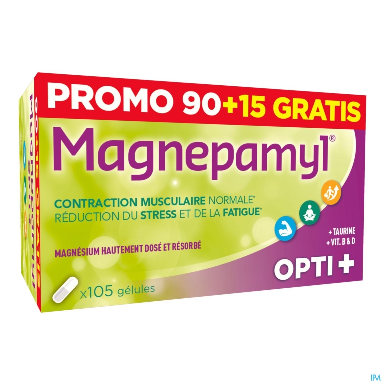 Magnepamyl Opti+ Caps 90+15 Gratis