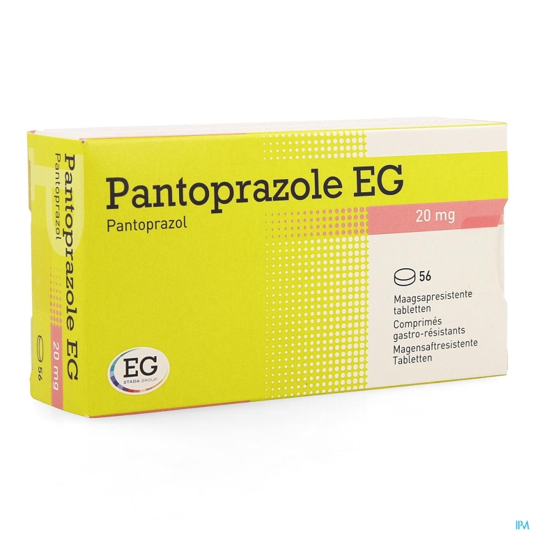 Pantoprazole EG 20Mg Maagsapresist.Tabl Blist 56