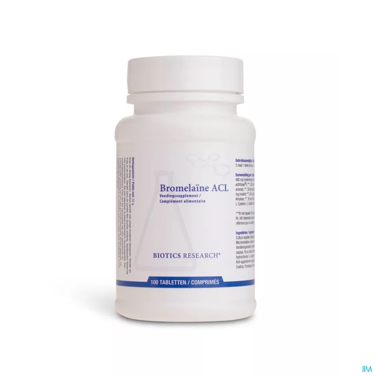 Bromelaine Acl Biotics Tabl 100