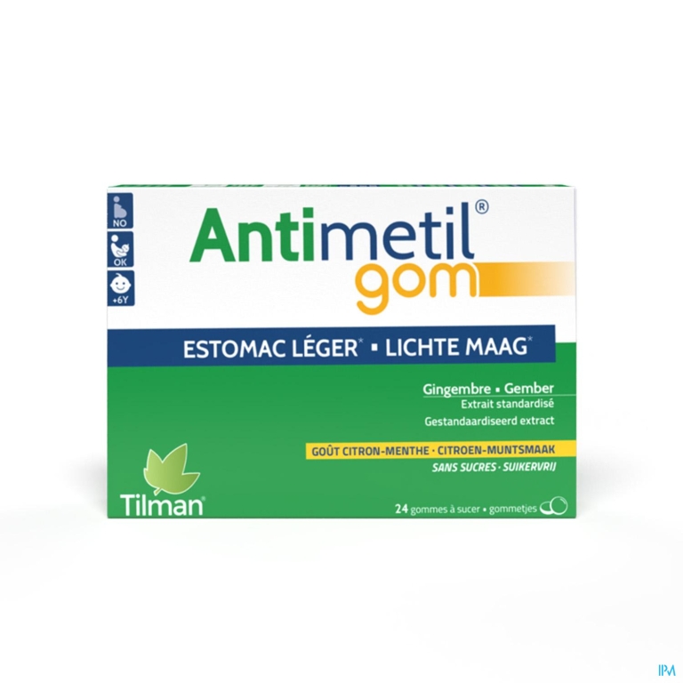 Antimetil Gom 24 gommetjes