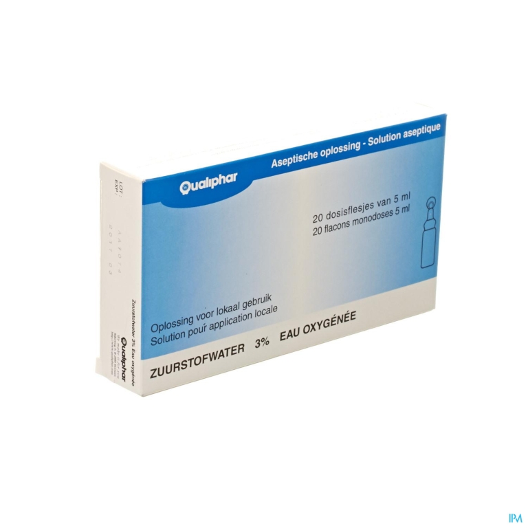 Zuurstofwater Gestabiliseerd 3% Unit Dose 20x5ml