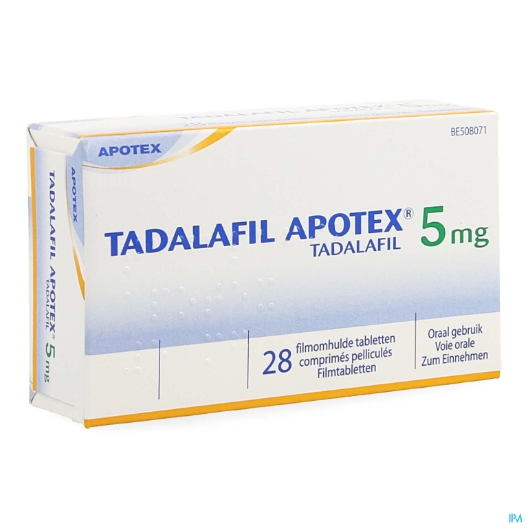 Tadalafil Apotex 5mg Filmomh Tabl 28