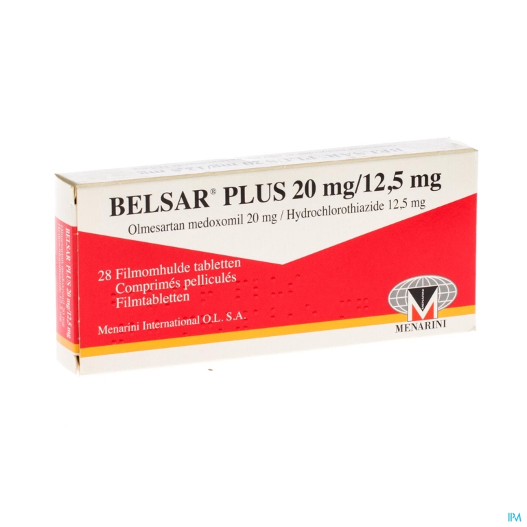 Belsar Plus 20mg/12,5mg Filmomh Tabl 28