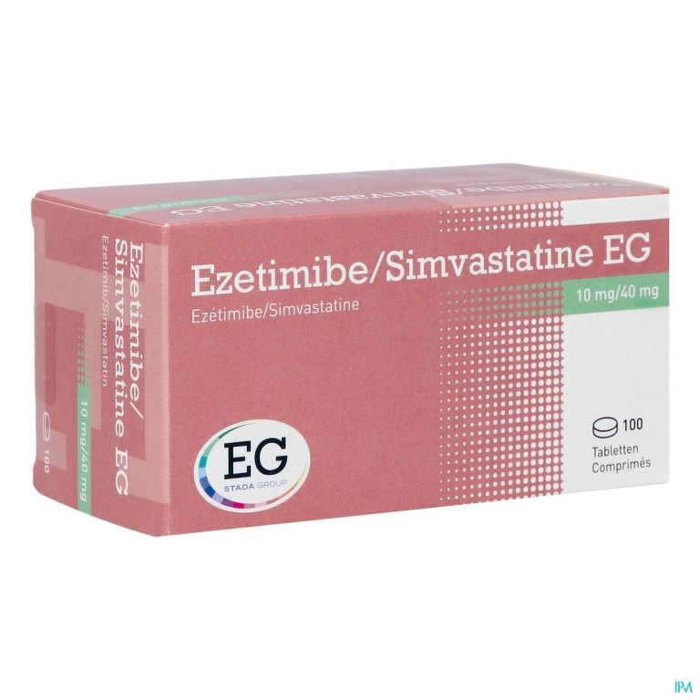 Ezetimibe Simvastatine EG 10Mg/40Mg Tabl 100 Blist