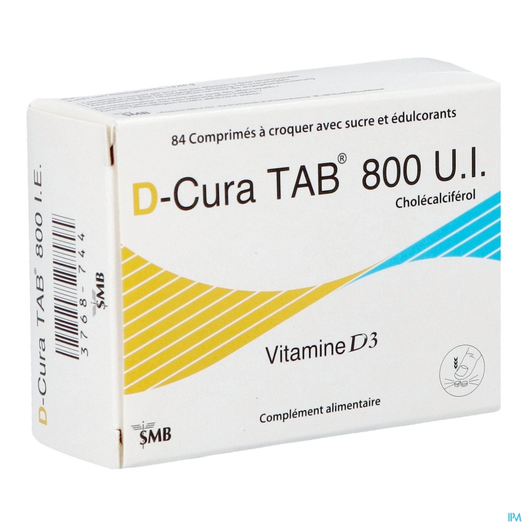 D-cura Tab 800 Kauwtabletten 84