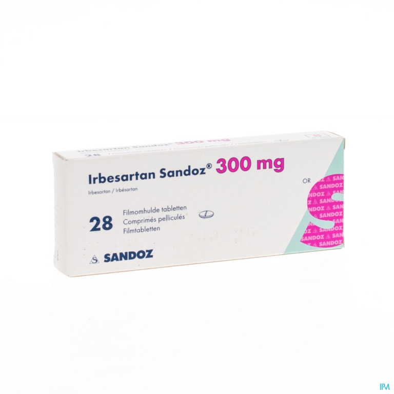 Irbesartan Sandoz 300mg Filmomh Tabl 28 X 300mg