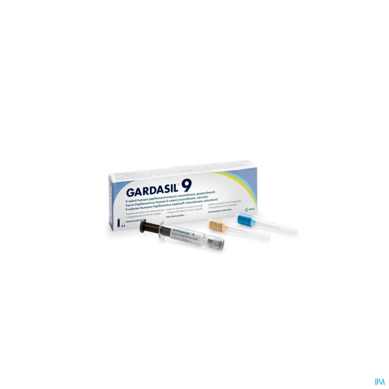 Gardasil 9 Susp Inj Voorgev.spuit 1 X 0,5ml+2 Nld