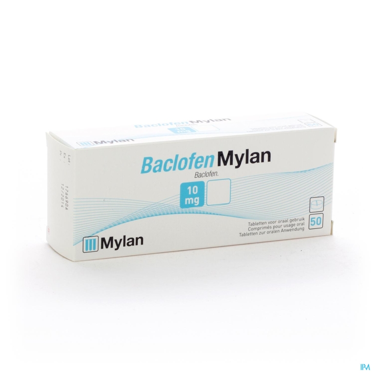 Baclofen Mylan Comp 50x10mg