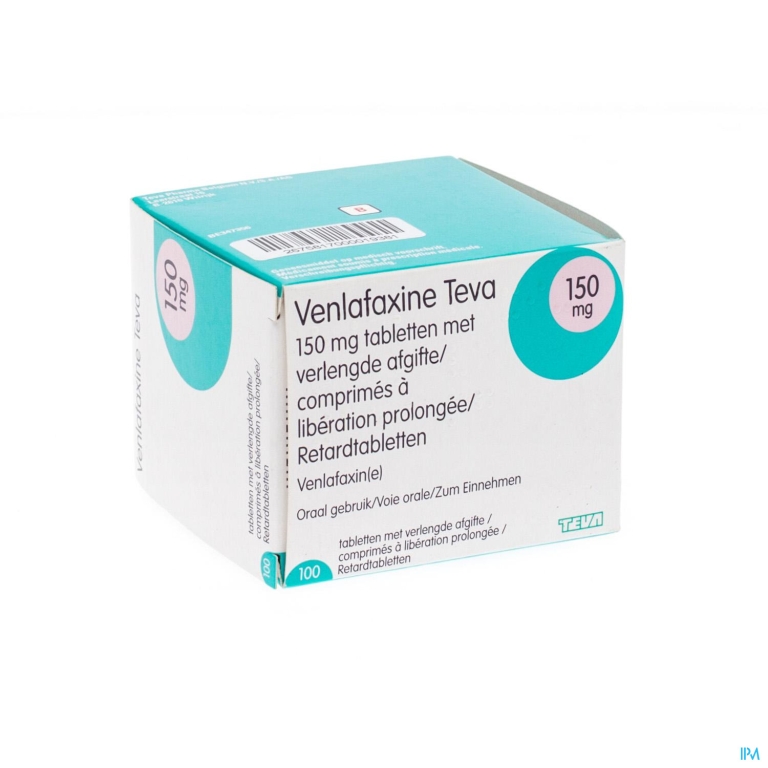 Venlafaxine Teva Comp Verlengde Afgifte 100x150mg