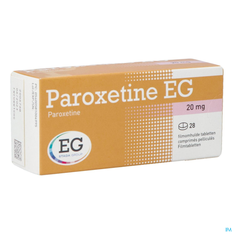 Paroxetine EG         Filmomh Tabl 28X20Mg Blister