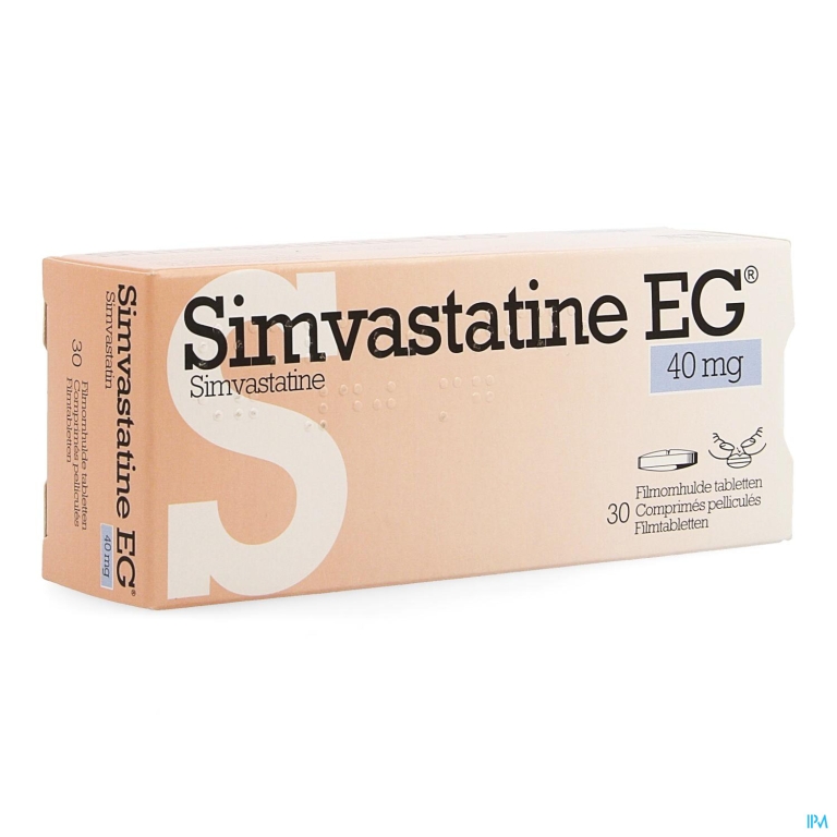 Simvastatine EG 40Mg Film.Tabl  30 Bl.Verv.2371797