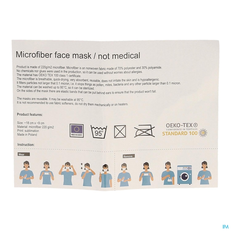 Maskers Herbruikbaar Microfiber 1