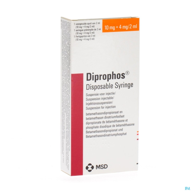 Diprophos Ds Voorgevulde Spuit 1x10mg-4mg/2ml