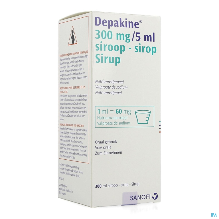 Depakine Sir 1 X 300ml 300mg/5ml – 6 %