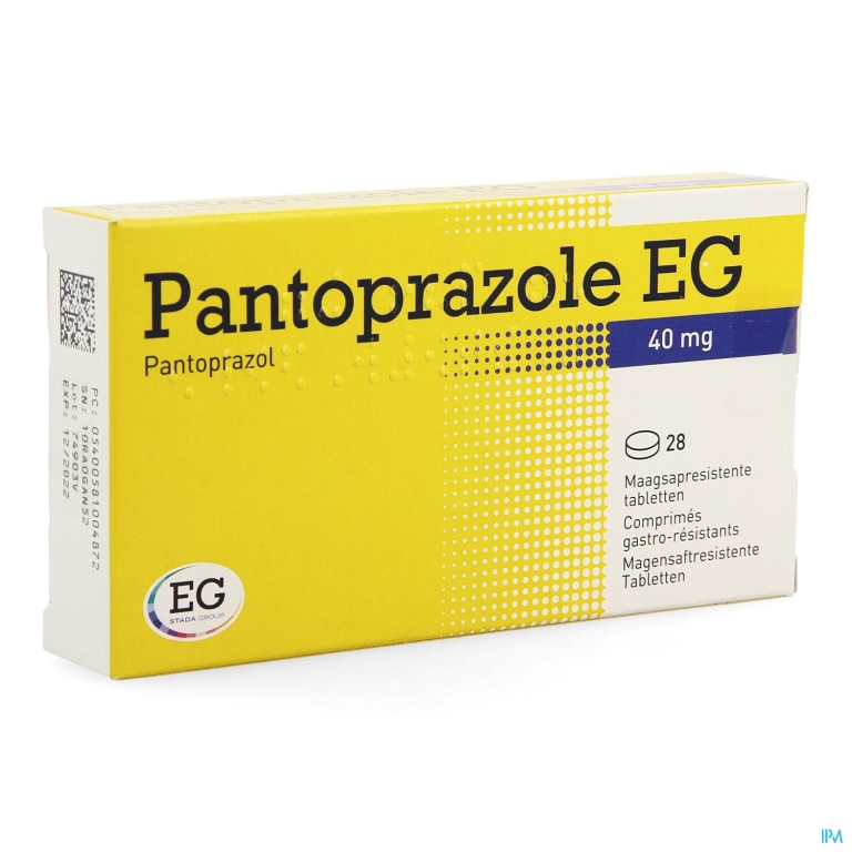 Pantoprazole EG 40Mg Maagsapresist.Tabl Blist 28